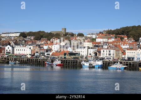 Vista su Scarborough Foto Stock