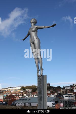 Statua di Scarborough Belles Foto Stock