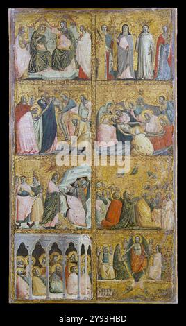 Scene della vita di Cristo Giovanni Baronzio - Giovanni Baronzio, noto anche come Giovanni da Rimini (morto prima del 1362), è stato un pittore italiano attivo in Romagna e nelle Marche durante il secondo quarto del XIV secolo Foto Stock