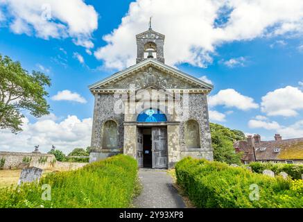 St. Mary the Virgin Church, risalente al 1760, Glynde, East Sussex, Inghilterra, Regno Unito, Europa Foto Stock