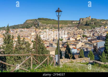 Monte Calvario, Corleone, Palermo, Sicilia, Italia, Mediterraneo, Europa Foto Stock