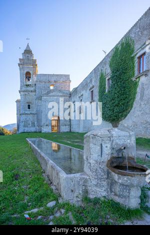 Abbazia Santa Maria del Bosco, Contessa Entellina, Palermo, Sicilia, Italia, Mediterraneo, Europa Foto Stock