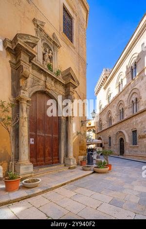 Chiesa di Santa Maria del soccorso, Trapani, Sicilia, Italia, Mediterraneo, Europa Foto Stock