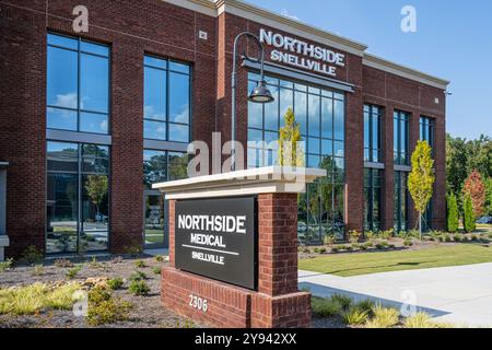 Northside Snellville Medical Center, una filiale del sistema sanitario del Northside Hospital della Metro Atlanta, a Snellville, Georgia. (USA) Foto Stock