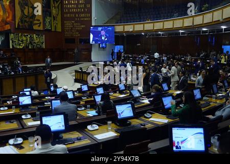 ASAMBLEA PRIMERAVICEPRESIDENCIA Quito 8 ottobre 2024 Assemblea nazionale, elezione della prima Vicepresidenza dell'Assemblea nazionale API DANIEL MOLINEROS Quito Pichincha Ecuador POL ASAMBLEAPRIMERAVICEPRESIDENCIA f41edf4c83620e9e86c839dee145f811 Copyright: XDanielxMolosx Foto Stock