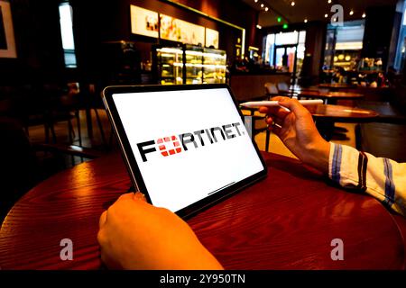 Cina. 7 ottobre 2024. In questa immagine, sullo schermo di un iPad viene visualizzato il logo Dassault Systemes. (Foto di Sheldon Cooper/SOPA Images/Sipa USA) *** esclusivamente per notizie editoriali *** credito: SIPA USA/Alamy Live News Foto Stock