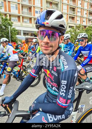 Italia, Legnano, Coppa Bernocchi 2024, Primož Roglič Foto Stock