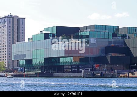 Edificio BLOX, sede del Danish Arcitecture Center, Copenhagen Foto Stock