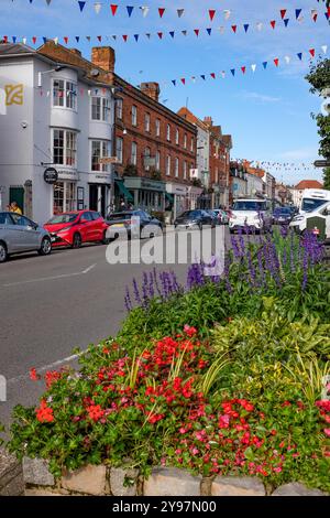 High Street a Marlow , Buckinghamshire , Inghilterra , Regno Unito : Credit Simon Dack Foto Stock