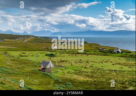 Vista vicino a Applecross, Highlands scozzesi. Foto Stock