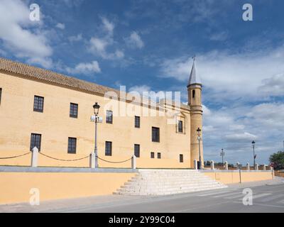 Vista panoramica della vecchia Università di Osuna Siviglia Foto Stock