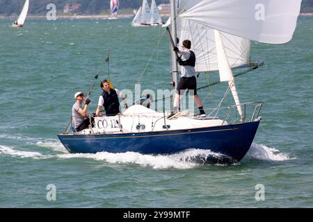 Contessa 32 Yachts Racing alla Cowes Week 2024 Foto Stock