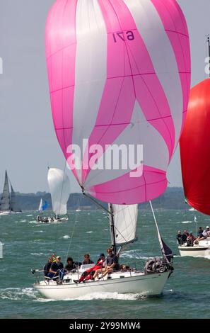 Contessa 32 Yachts Racing alla Cowes Week 2024 Foto Stock