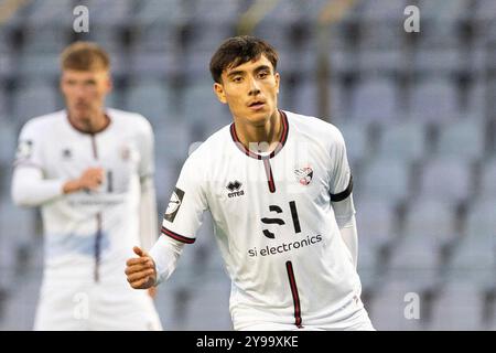 München, Deutschland 09. Oktober 2024: Toto - Pokal - 1/4 finale - 2024/2025 - Türkgücü München vs. FC Ingolstadt 04 IM Bild: Deniz Zeitler (FCI) Foto Stock