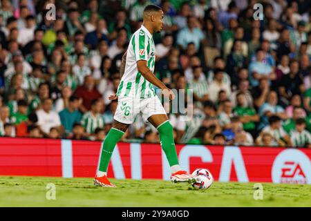 Natan durante la Liga EASPORTS partita tra squadre del Real Betis Balompie e RCD Mallorca all'Estadio Benito Villamarin (Maciej Rogowski) Foto Stock