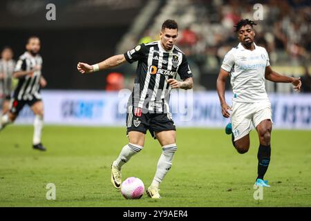 Belo Horizonte, Brasile. 09 ottobre 2024. MG - BELO HORIZONTE - 10/09/2024 - BRASILIANO A 2024, ATLETICO-MG x GREMIO - Paulinho, Atletico-MG giocatore durante la partita contro Gremio allo stadio Arena MRV per il campionato brasiliano A 2024. Foto: Gilson Lobo/AGIF credito: AGIF/Alamy Live News Foto Stock