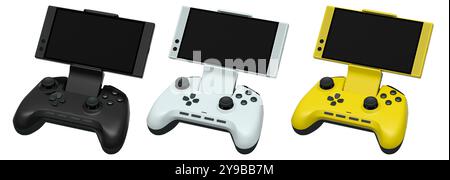 Controller di gioco per dispositivi mobili dotati di schermi avanzati per l'uso Foto Stock