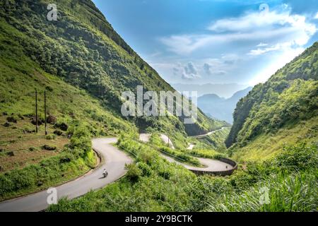 Passo Tham ma a ha Giang, Vietnam Foto Stock
