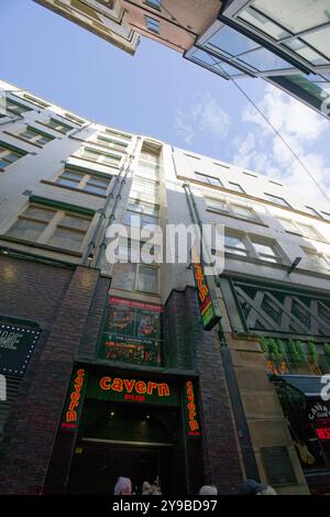 The Cavern Club in Matthew Street, Liverpool, Regno Unito Foto Stock