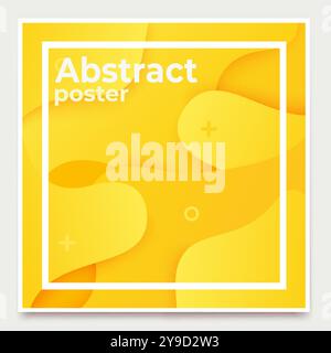 Sfondo 3D dinamico con texture. Grate per la vendita o banner promozionale, copertina dell'annuncio, landing page dell'intestazione Web. Illustrazione vettoriale Illustrazione Vettoriale