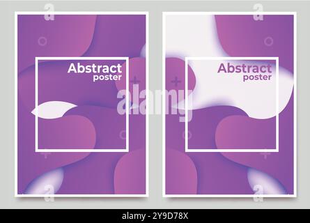 Sfondo 3D dinamico con texture. Grate per la vendita o banner promozionale, copertina dell'annuncio, landing page dell'intestazione Web. Illustrazione vettoriale Illustrazione Vettoriale