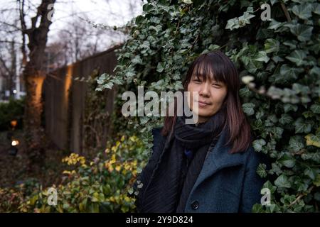 Lo scrittore sudcoreano Han Kang fotografò a Stoccolma, Svezia, il 25 gennaio 2017. Foto: Jessica Gow / TT / codice 10070 Foto Stock