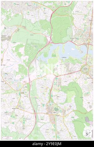 Yarralumla Hill, AU, Australia, territorio della capitale australiana, s 35 18' 33'', N 149 4' 57'', MAP, Cartascapes Map pubblicata nel 2024. Esplora Cartascapes, una mappa che rivela i diversi paesaggi, culture ed ecosistemi della Terra. Viaggia attraverso il tempo e lo spazio, scoprendo l'interconnessione del passato, del presente e del futuro del nostro pianeta. Foto Stock