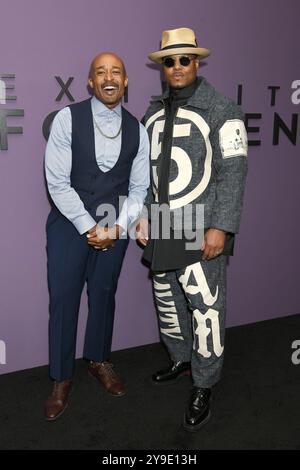 NY. 09 ottobre 2024. Mike Muse, Titus Kaphar agli arrivi per LA MOSTRA DEL PERDONO prima, MoMA Museum of Modern Art, New York, New York, 9 ottobre 2024. Crediti: Quoin Pics/Everett Collection/Alamy Live News Foto Stock