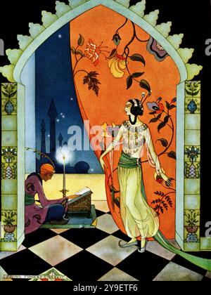 Virginia Frances Sterrett - Arabian Nights - la storia del secondo Calendario - 1928 Foto Stock