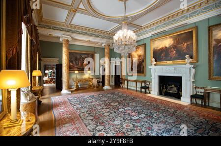 La sala da pranzo di Spencer House. Una casa storica a Londra appartenente alla famiglia Spencer. Foto Stock