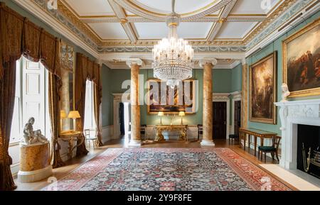 La sala da pranzo di Spencer House. Una casa storica a Londra appartenente alla famiglia Spencer. Foto Stock