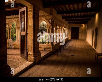 Chiostro della cattedrale di Aix-en-Provence Foto Stock