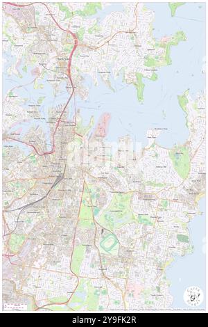 Stazione ferroviaria di Kings Cross, città di Sydney, AU, Australia, nuovo Galles del Sud, s 33 52' 31'', N 151 13' 40'', MAP, Cartascapes Map pubblicata nel 2024. Esplora Cartascapes, una mappa che rivela i diversi paesaggi, culture ed ecosistemi della Terra. Viaggia attraverso il tempo e lo spazio, scoprendo l'interconnessione del passato, del presente e del futuro del nostro pianeta. Foto Stock