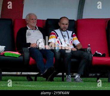 Zenica, Bosnien und Herzegowina. 10 ottobre 2024. 10.10.2024, Bilino Polje, Zenica, Bosnia-Erzegovina, UEFA Nations League, Bosnia ed Erzegovina vs Germania, nella foto Rudi Voller credito: dpa/Alamy Live News Foto Stock