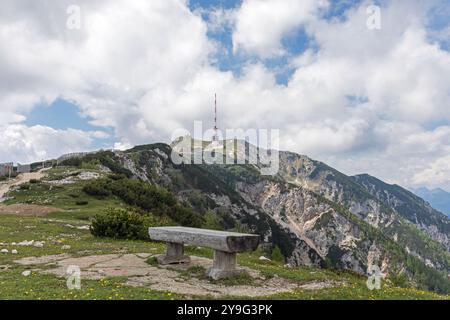 Dobratsch, Villacher Alps, Carinzia, Austria Foto Stock