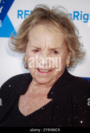 Ethel Kennedy partecipa al RFK Ripple of Hope Gala all'Hilton Hotel Midtown il 16 dicembre 2014 a New York. Foto Stock