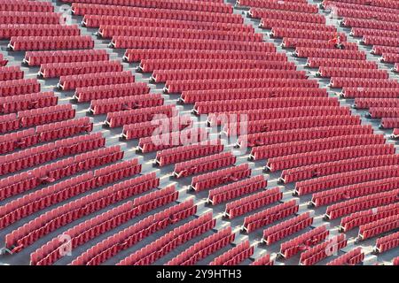 Santiago, Cile. 10 ottobre 2024. CILE - SANTIAGO - 10/10/2024 - QUALIFICAZIONI ALLA COPPA DEL MONDO 2026, CILE x BRASILE - Vista generale dello Stadio Nazionale per la partita tra Cile e Brasile per il campionato di qualificazione ai Mondiali 2026. Foto: Gil Gomes/AGIF (foto di Gil Gomes/AGIF/Sipa USA) credito: SIPA USA/Alamy Live News Foto Stock