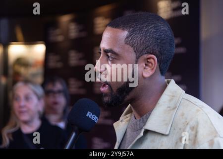 San Rafael, Stati Uniti. 09 ottobre 2024. Jharrel Jerome partecipa alla proiezione di "Unstoppable" durante il 47th Mill Valley Film Festival allo Smith Rafael Film Center il 9 ottobre 2024 a San Rafael, California. / Sipa USA Credit: SIPA USA / Alamy Live News Foto Stock