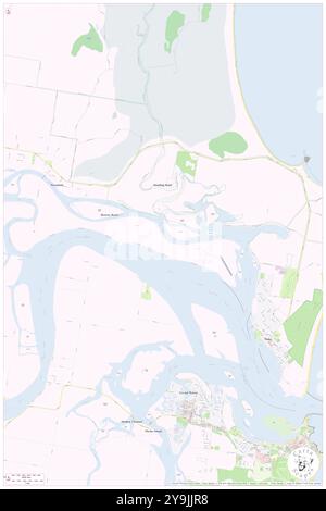 ESK Island, Clarence Valley, AU, Australia, nuovo Galles del Sud, s 29 22' 53'', N 153 19' 4'', MAP, Cartascapes Map pubblicata nel 2024. Esplora Cartascapes, una mappa che rivela i diversi paesaggi, culture ed ecosistemi della Terra. Viaggia attraverso il tempo e lo spazio, scoprendo l'interconnessione del passato, del presente e del futuro del nostro pianeta. Foto Stock