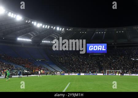 Roma, Lazio. 10 ottobre 2024. Panshot durante la fase della Nation League Matchday 3 League A gruppo A2 Italia-Belgio allo stadio Olimpico, Italia, 10 ottobre 2024. Credito: massimo insabato/Alamy Live News Foto Stock