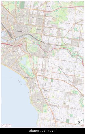 Quest Prahran, Stonnington, Australia, Victoria, s 37 50' 43'', N 144 59' 26'', MAP, Cartascapes Map pubblicata nel 2024. Esplora Cartascapes, una mappa che rivela i diversi paesaggi, culture ed ecosistemi della Terra. Viaggia attraverso il tempo e lo spazio, scoprendo l'interconnessione del passato, del presente e del futuro del nostro pianeta. Foto Stock