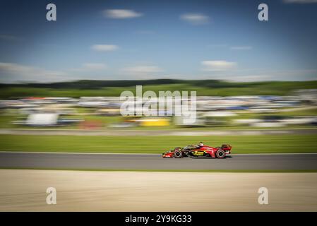 PIETRO FITTIPALDI (30) di Miami, Florida, pratica per l'XPEL Grand Prix a Road America a Elkhart Lake, WISCONSIN Foto Stock