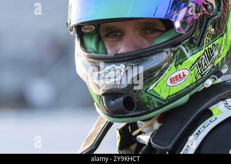CONOR DALY (78) (USA) di Noblesville, Indiana, si prepara a fare pratica per il Bommarito Automotive Group 500 al World Wide Technology Raceway di Madison Foto Stock