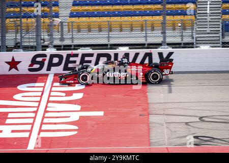 PIETRO FITTIPALDI (30) di Miami, Florida, pratica per l'Hy-Vee Homefront 250 all'Iowa Speedway di Newton, Iowa Foto Stock