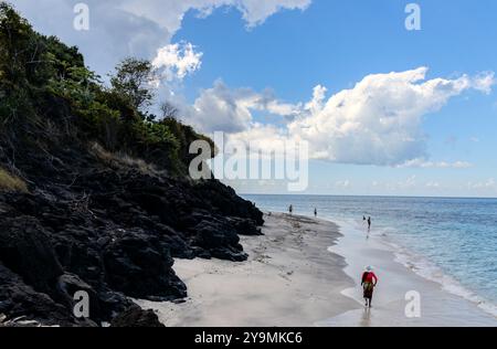 Passeggiata libera sulla spiaggia Foto Stock