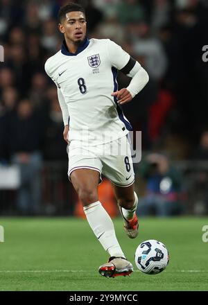 Londra, Regno Unito. 10 ottobre 2024. Jude Bellingham d'Inghilterra durante la partita della UEFA Nations League allo stadio di Wembley, Londra. Il credito per immagini dovrebbe essere: Paul Terry/Sportimage Credit: Sportimage Ltd/Alamy Live News Foto Stock