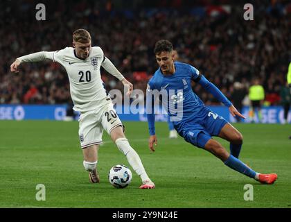 Londra, Regno Unito. 10 ottobre 2024. Durante la partita della UEFA Nations League allo stadio Wembley di Londra. Il credito per immagini dovrebbe essere: Paul Terry/Sportimage Credit: Sportimage Ltd/Alamy Live News Foto Stock