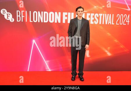 Londra, Regno Unito. 10 ottobre 2024. Louis Partridge alla 68a premiere televisiva del BFI London Film Festival, Royal Festival Hall, Belvedere Road, giovedì 10 ottobre 2024 a Londra, Inghilterra, Regno Unito. CAP/CAN © CAN/Capital Pictures credito: Capital Pictures/Alamy Live News Foto Stock