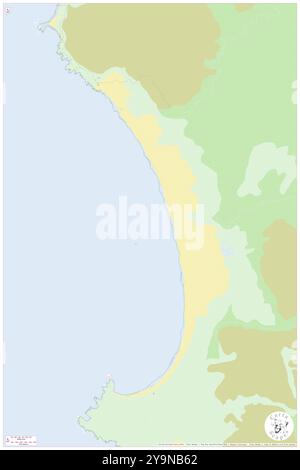 Sandy Cape Beach, , AU, Australia, Tasmania, s 41 22' 11'', N 144 46' 12'', MAP, Cartascapes Map pubblicata nel 2024. Esplora Cartascapes, una mappa che rivela i diversi paesaggi, culture ed ecosistemi della Terra. Viaggia attraverso il tempo e lo spazio, scoprendo l'interconnessione del passato, del presente e del futuro del nostro pianeta. Foto Stock