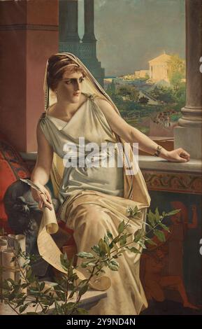 Hypatia (1889) Julius Kronberg Foto Stock